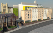 Computer-generated image of how the new Life Sciences building will look