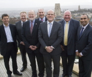 Representatives from VINCI Construction UK and the University of Bristol