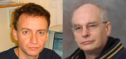 Professor Samir Okasha (left) and Professor Ken Binmore