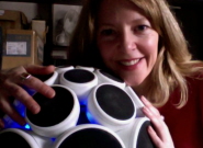 Victoria Bourne with The AlphaSphere