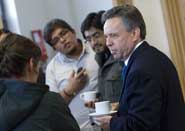 The Mexican Ambassador to the UK, Eduardo Medina-Mora Icaza, meets students