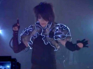 Imogen Heap wearing the musical suit