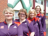 Games Makers: Gael Barnes, Clare Brophy, Sue James and Penny Porter
