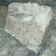 Blocks of ice containing subglacial sediments were extracted from the margins of several glaciers and used by the authors in long term incubation experiments aimed at detecting subglacial methane production.