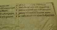 Fragment 2 comes from a manuscript of Foulque de Candie. It measures 154mm x 68mm and contains five lines of two columns, recto and verso, with a sixth line partially visible on the recto; it was cut from the bottom of a folio and has a deep lower margin.