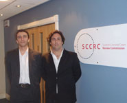 From left to right: Ryan Jendoubi and Mark Allum