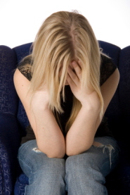 Generic image of a homeless woman