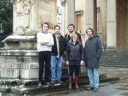 From l-r: Richard Gillies (pianist), Luis Ingels (clarinetist), Arthur Keegan-Bole (organiser), Bethan Waters (soprano) and David Fay (organiser)