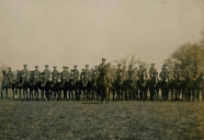 The army on their war horses in Shirehampton