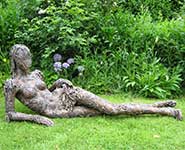 A sculpture by artist Susan Long