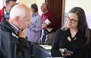 A visitor shares his memories at a Know Your Bristol event