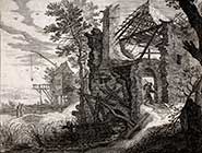 Ruined Buildings, c. 1600 by Raphael Sadeler (1560-1632)