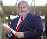 Professor Kelvyn Jones, FLSW, receives his Murchison Award
