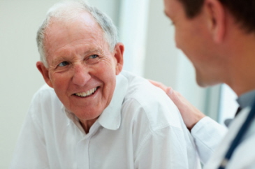Generic image of a doctor and patient