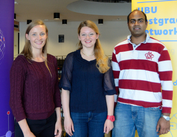 The winners: Olivia Maynard (3rd), Dominika Bijos (1st) and Saran Shantikumar (2nd)