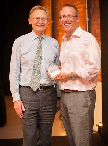 Richard Ayre, IoD South West chairman and Nick Sturge