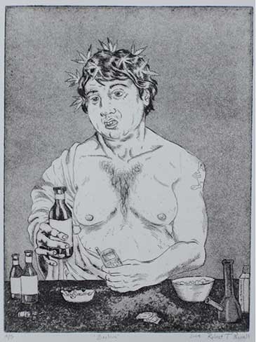 Print of Bacchus by Robert T Pannell