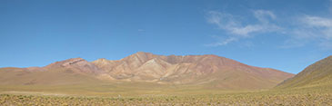 Image of a dormant volcano