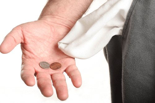 Generic image illustrating poverty
