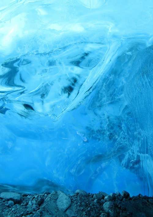 Image taken under under Kiattuut Sermiat Glacier in Southern Greenland