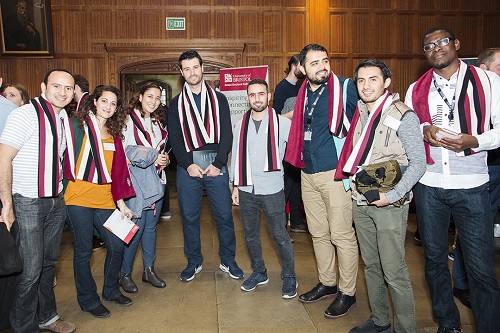 Inauguration researchers at Bristol Doctoral College event