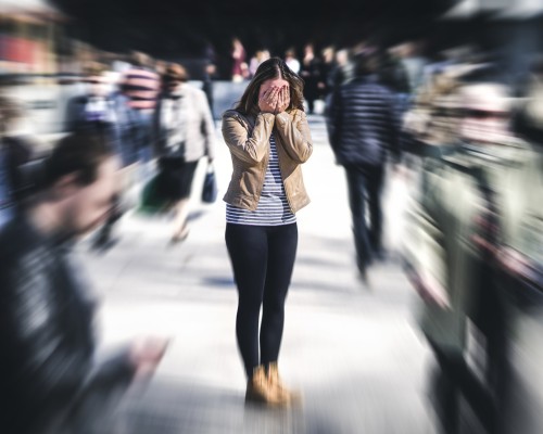 generic image of a woman experiencing anxiety