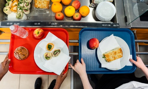 Image of two school meals