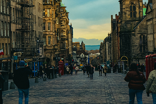 A street in Edinburgh