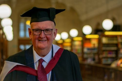Student, 70, graduates despite sight loss trauma –  – University of Bristol – All news