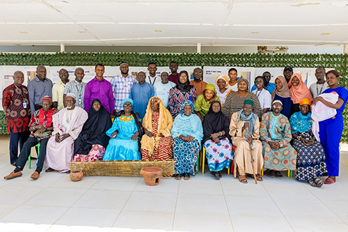 Some of The Art of Ageing Showcase attendees from The Gambia