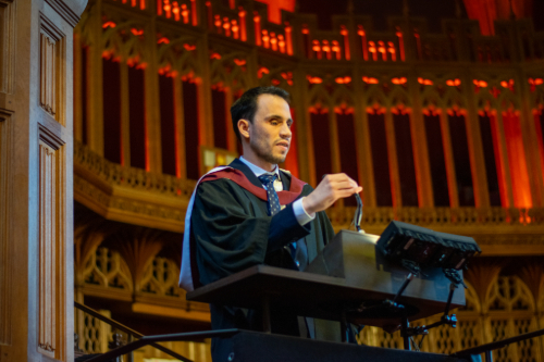 January: Syrian blinded in war graduates from top UK university | News ...