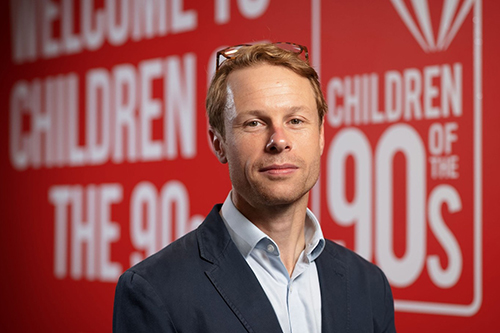 Professor Nic Timpson, Principal Investigator for Children of the 90s at the University of Bristol and Co-Director of Population Research UK (PRUK)