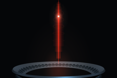 Ultrasonic Beam Boosts Acoustic Levitation 6x