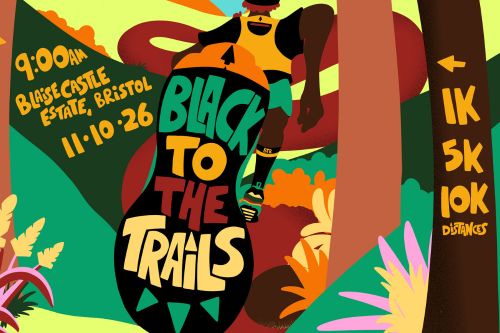 Graphic confirming the 9am start of the Black to the Trails: Bristol event on Sunday 11 October 2026