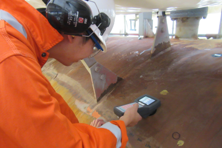 Image of Inductosense WAND technology in use