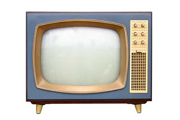 Image of an old televsion set
