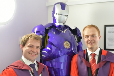 Peter Martin and Chris Hutson graduation