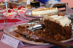 Just a few of the delicious cakes for sale
