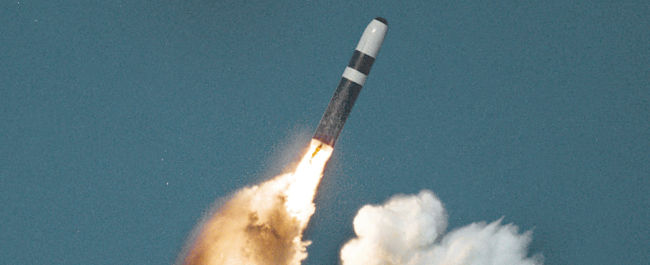 Trident missile.