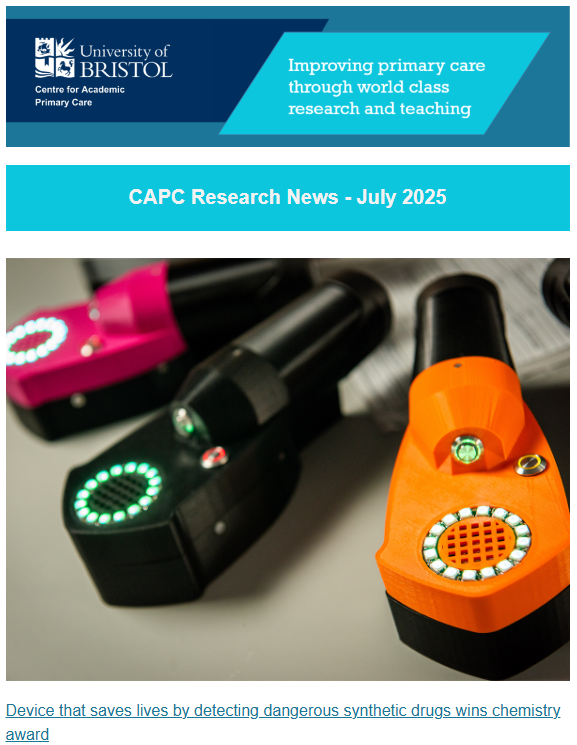 Front page of the CAPC Research Newsletter July 2025