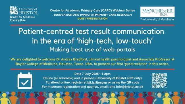 Details of the forthcoming CAPC webinar on 7 July 2025