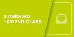 Standard First and Second class mailing button