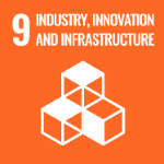An image of stacked cubes representing Sustainable Development Goal 9: Industry, Innovation, and Infrastructure