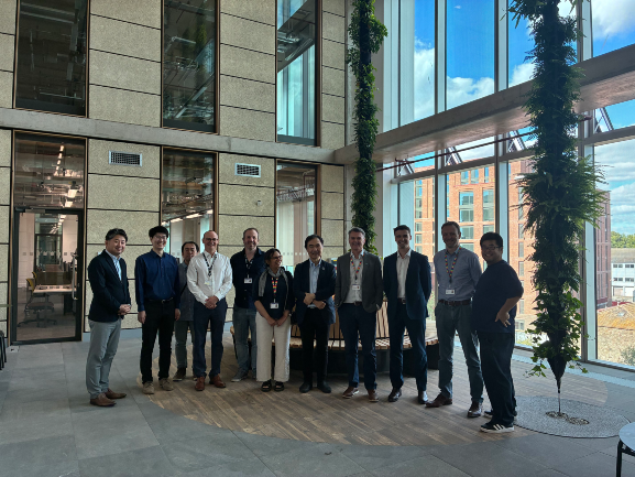 Riken and BriCS colleagues at the Sloane Robinson building