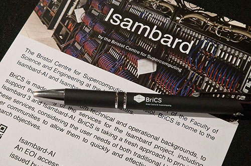 A leaflet and pen celebrating Isambard day