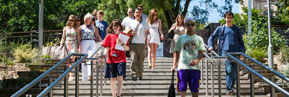 Students visiting Faculty of Science on open day
