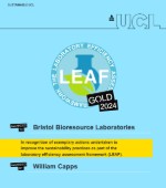 Gold Leaf Certificate for Sustainability