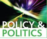 Web logo Policy and Politics journal