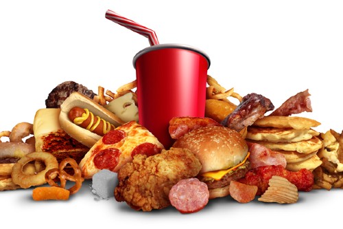 Mixture of ultra-processed food and drink
