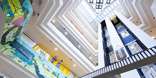 Interior of the Dentist School building